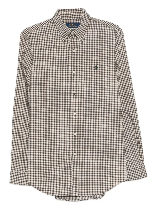 Polo Ralph Lauren チェック シャツ | ブラウン | FARFETCH JP
