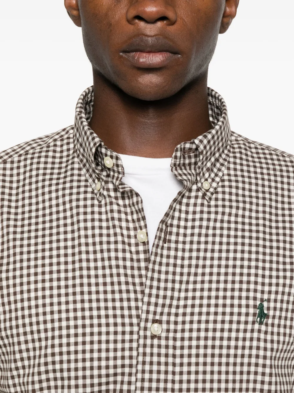 Polo Ralph Lauren Checked Logo-embroidered Shirt In Multi
