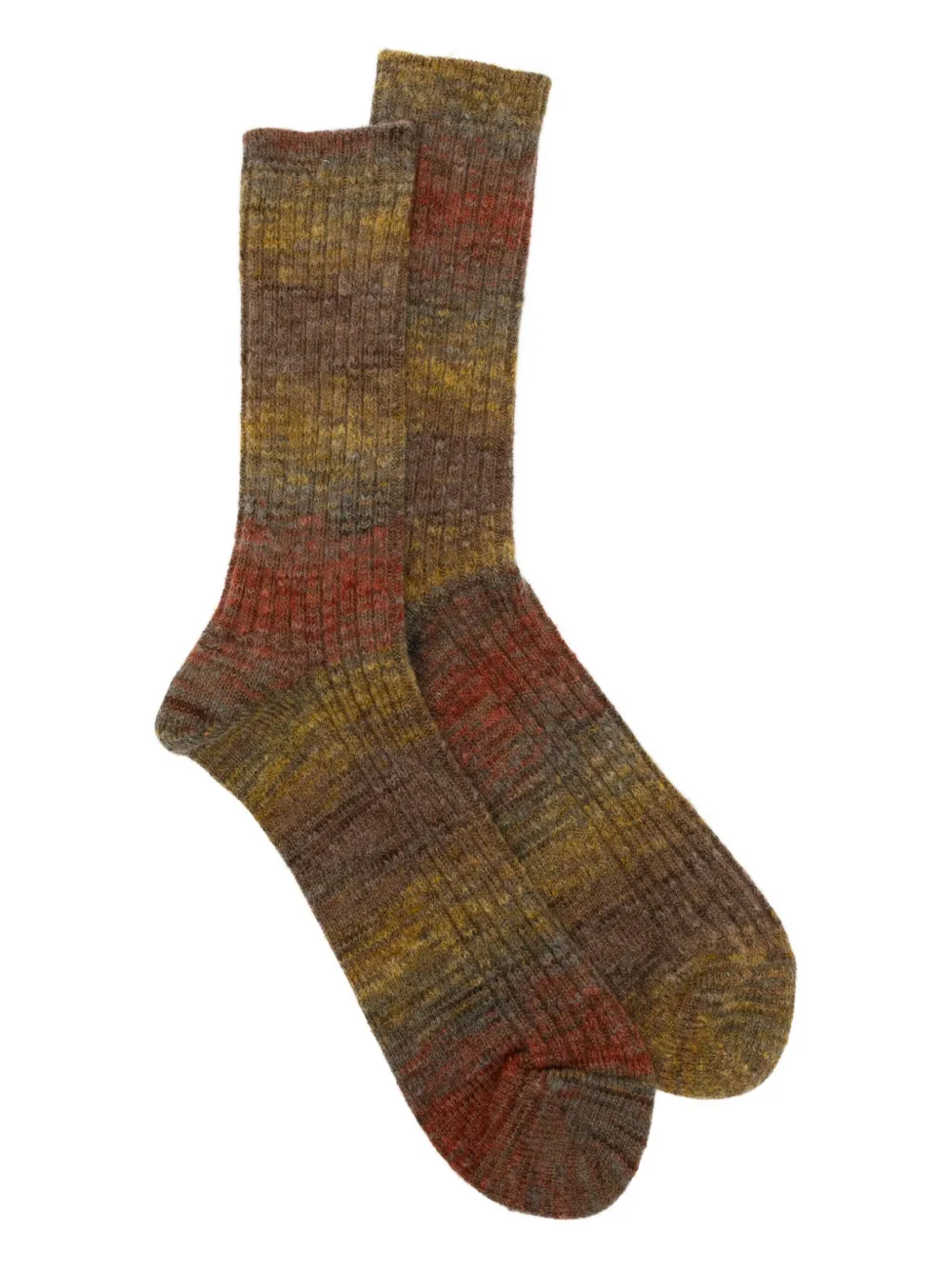 Anonymous Ism Splash-pattern Socks In Multi