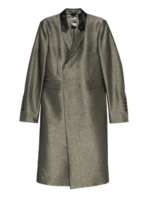 SAPIO metallic-effect coat