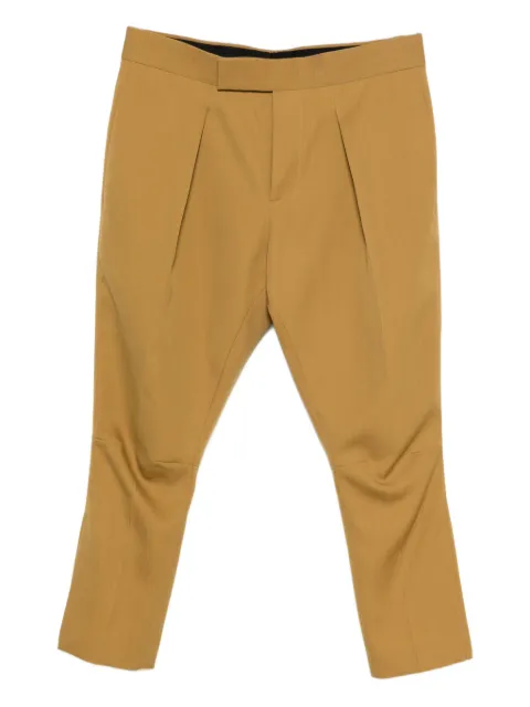 SAPIO pleated gabardine trousers