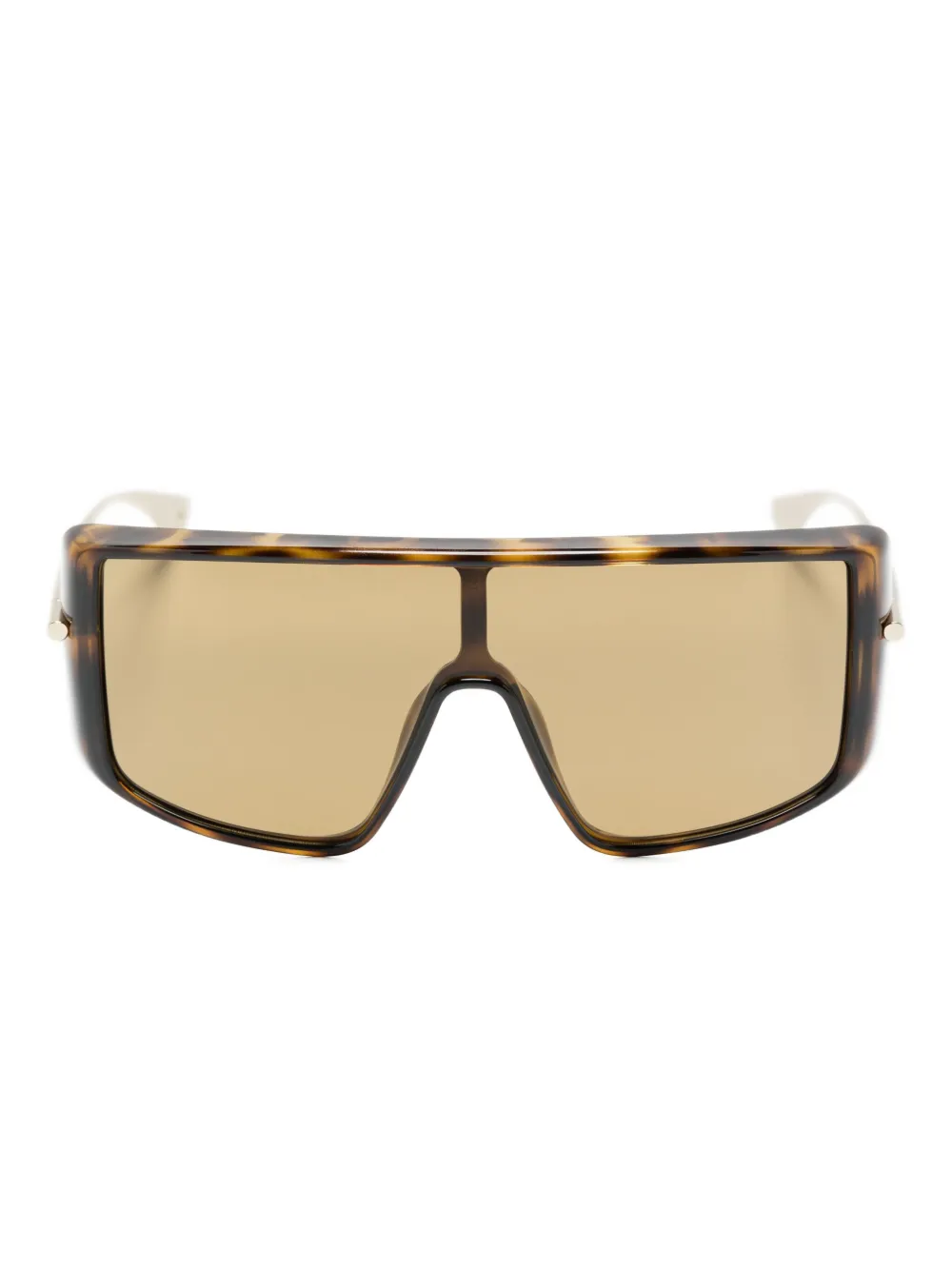 Alexander McQueen Eyewear geometric-frame sunglasses | Brown | Image 1