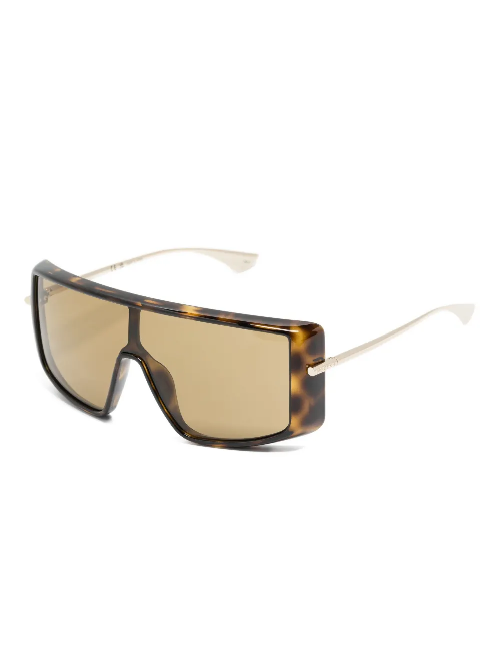 Alexander McQueen Eyewear geometric-frame sunglasses - Bruin