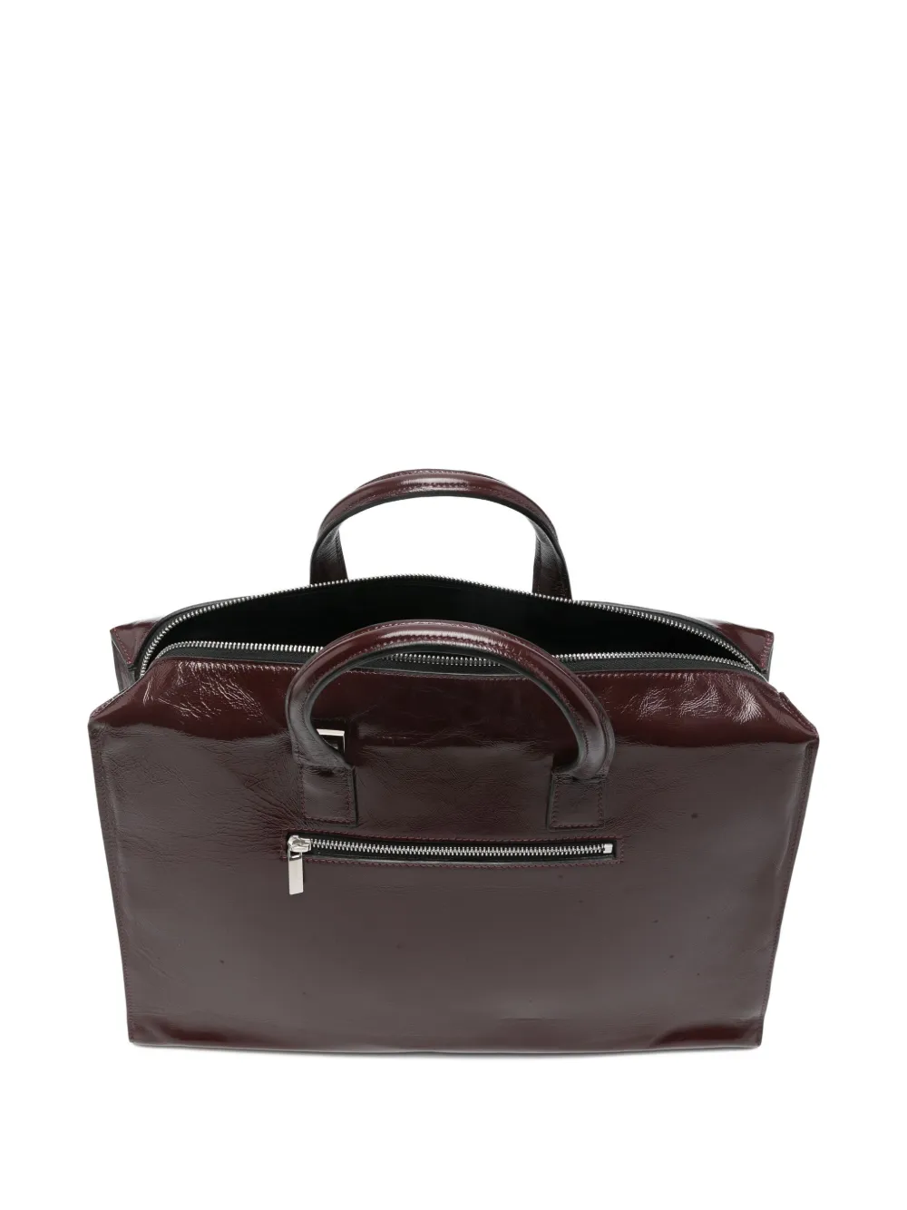 SAPIO Leren shopper Rood
