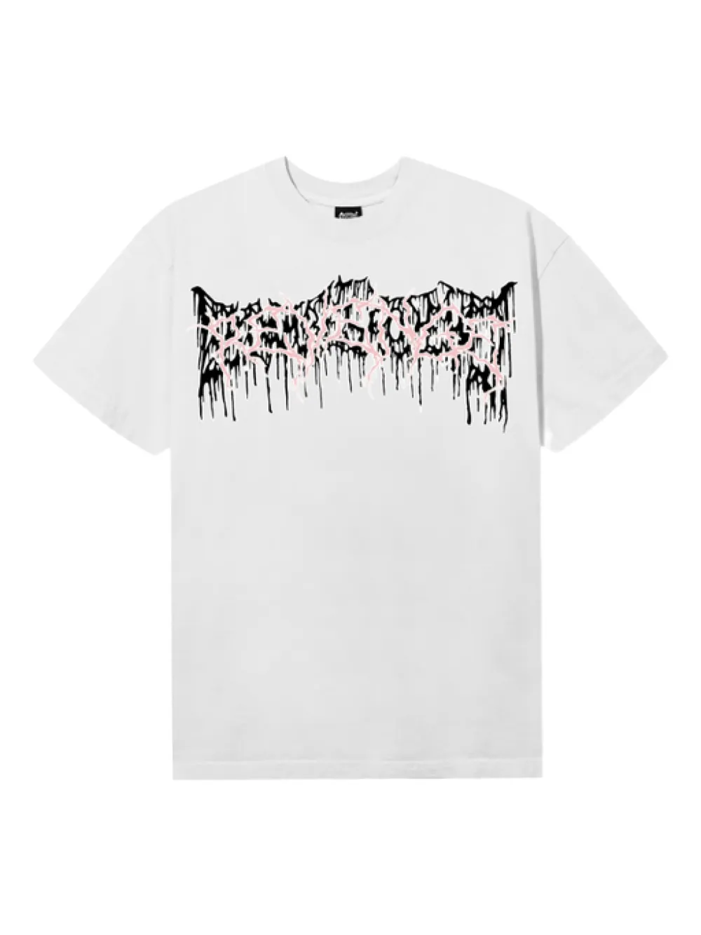 Revenge Jealous Dripping-logo T-shirt In Animal Print