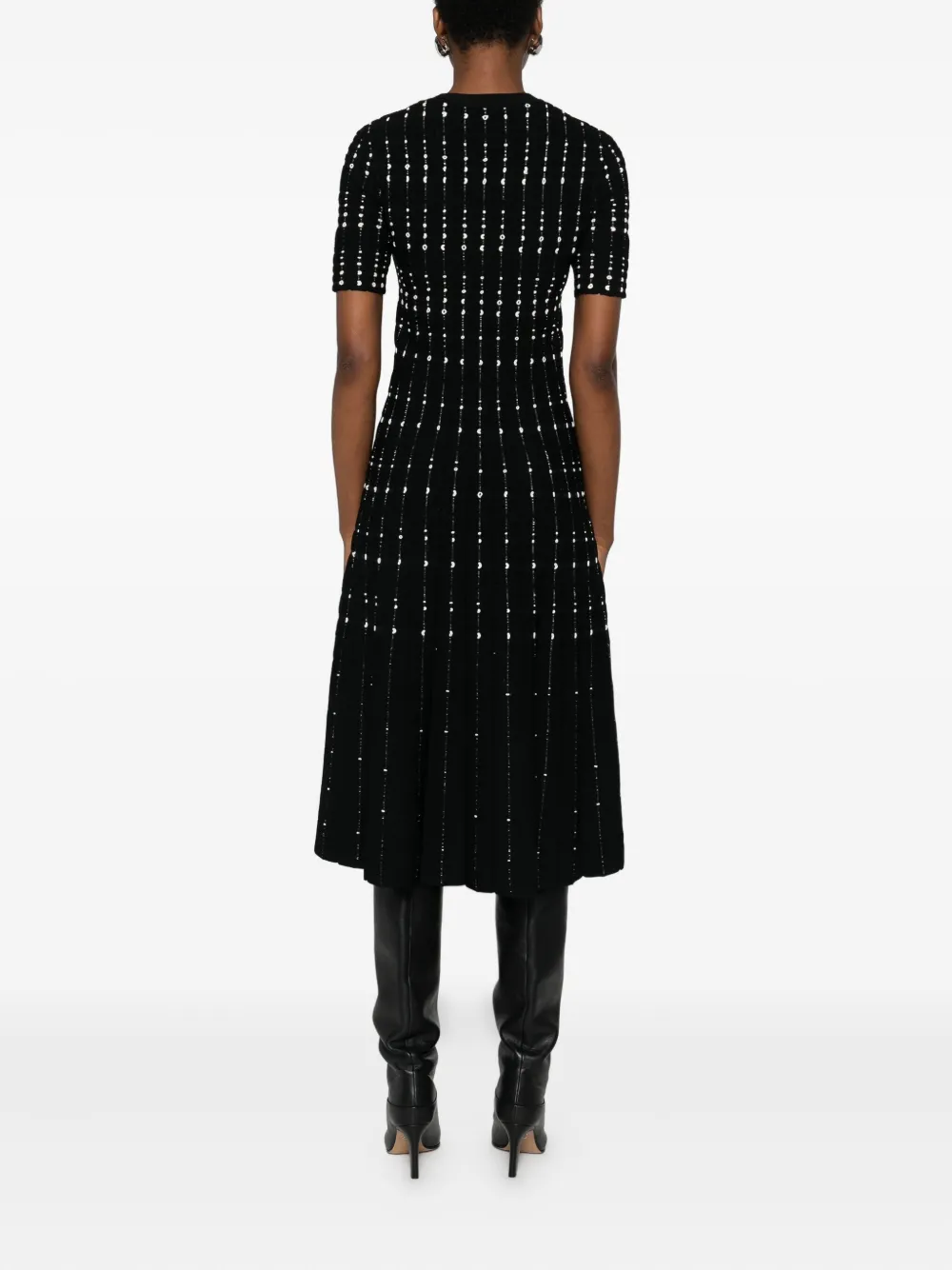 JOSEPH Gestreepte jurk Zwart