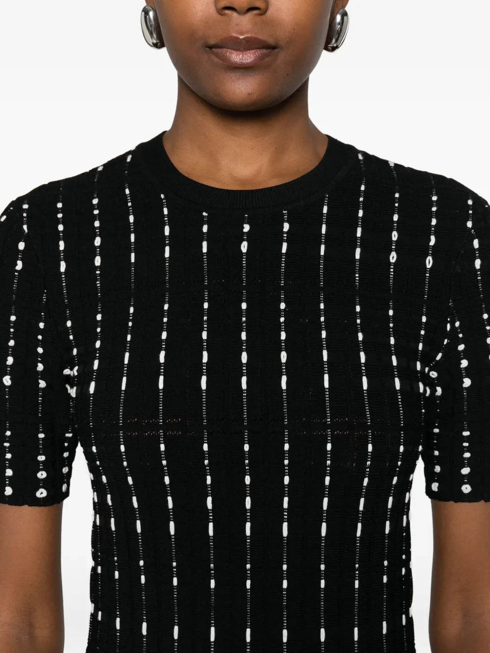 JOSEPH Gestreepte jurk Zwart