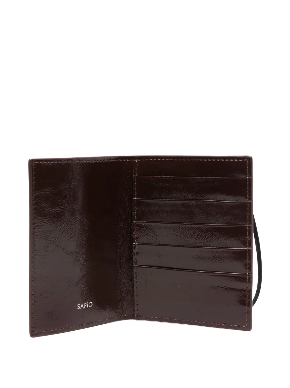Sapio Leather Wallet In Red