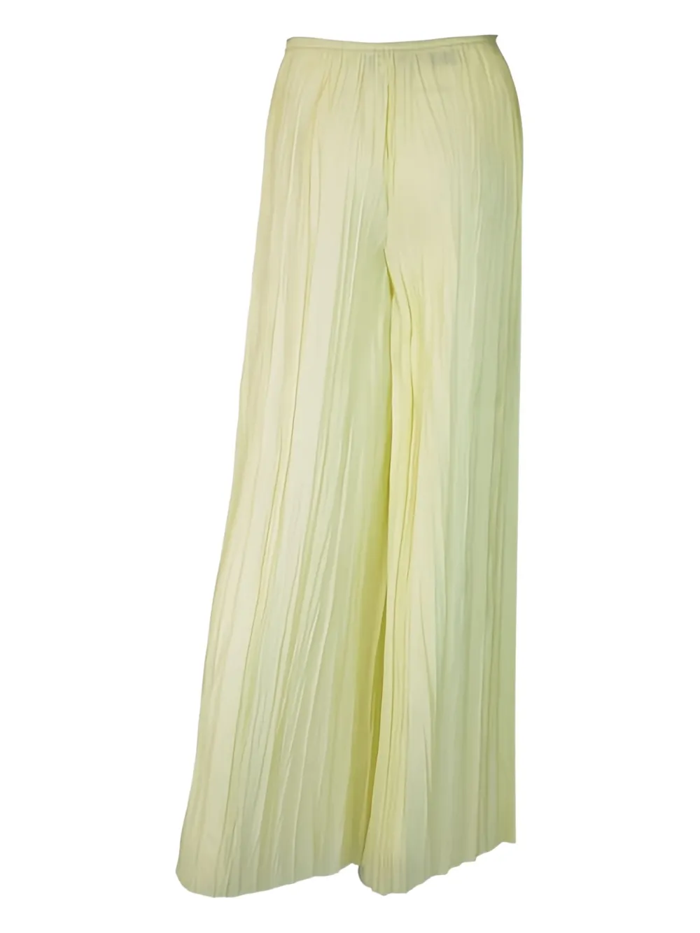 Roberto Collina elasticated-waistband pleated trousers - Giallo