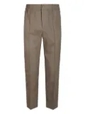 A.P.C. elasticated-waist trousers - Brown