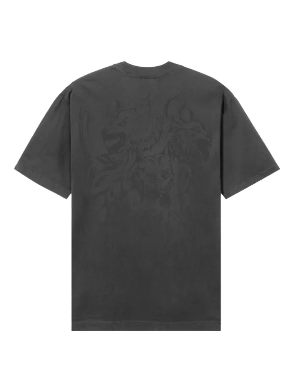 正規品新品S Revenge lightning cerberus tee Revenge Lightning Logo Cerberus T-shirt | Grey | FARFETCH