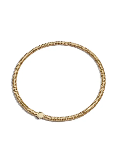 Lucy Delius Jewellery قلادة ذهب عيار 14 بتصميم سوار ثعبان