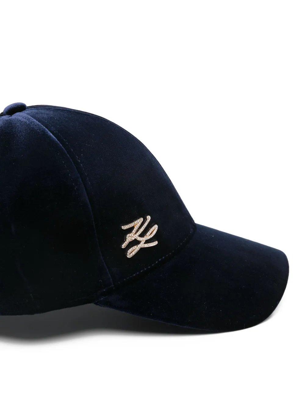 Karl Lagerfeld Pet met geborduurd logo - Blauw