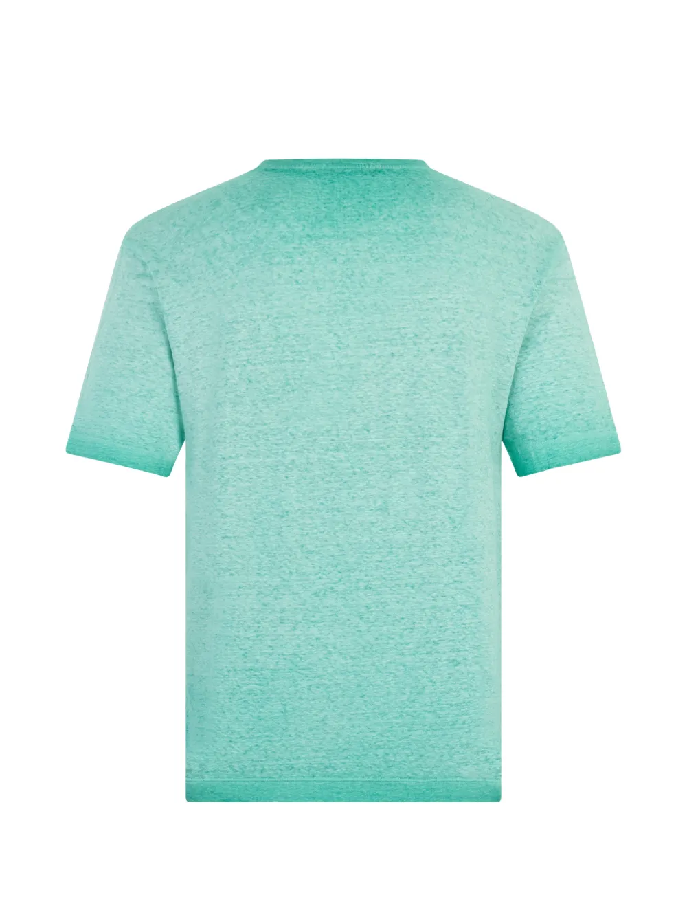 Roberto Collina T-shirt met ronde hals en mergeleffect Groen