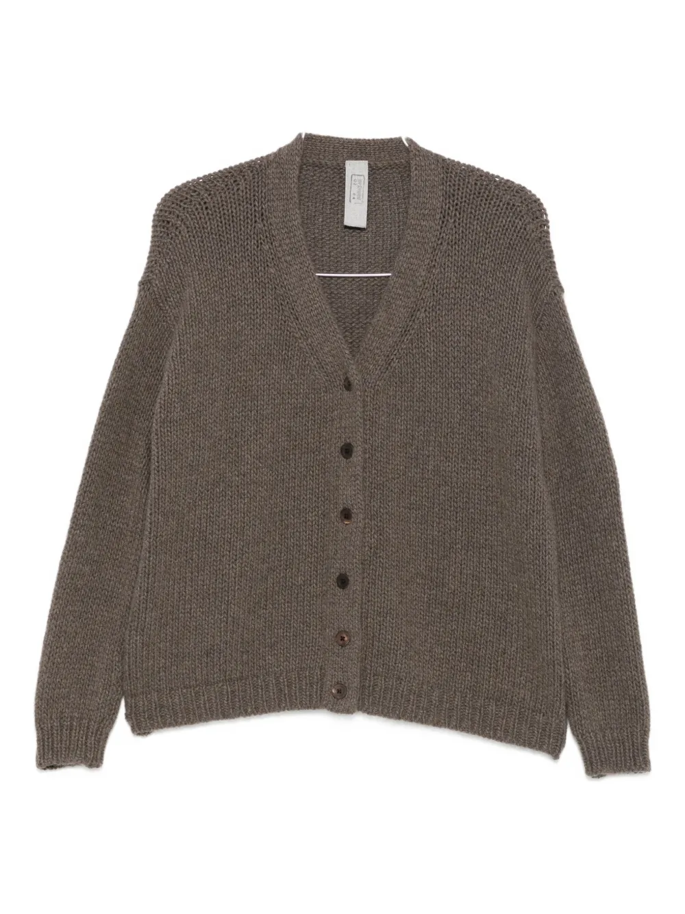 Private 0204 Button-front Cashmere Cardigan In Gray
