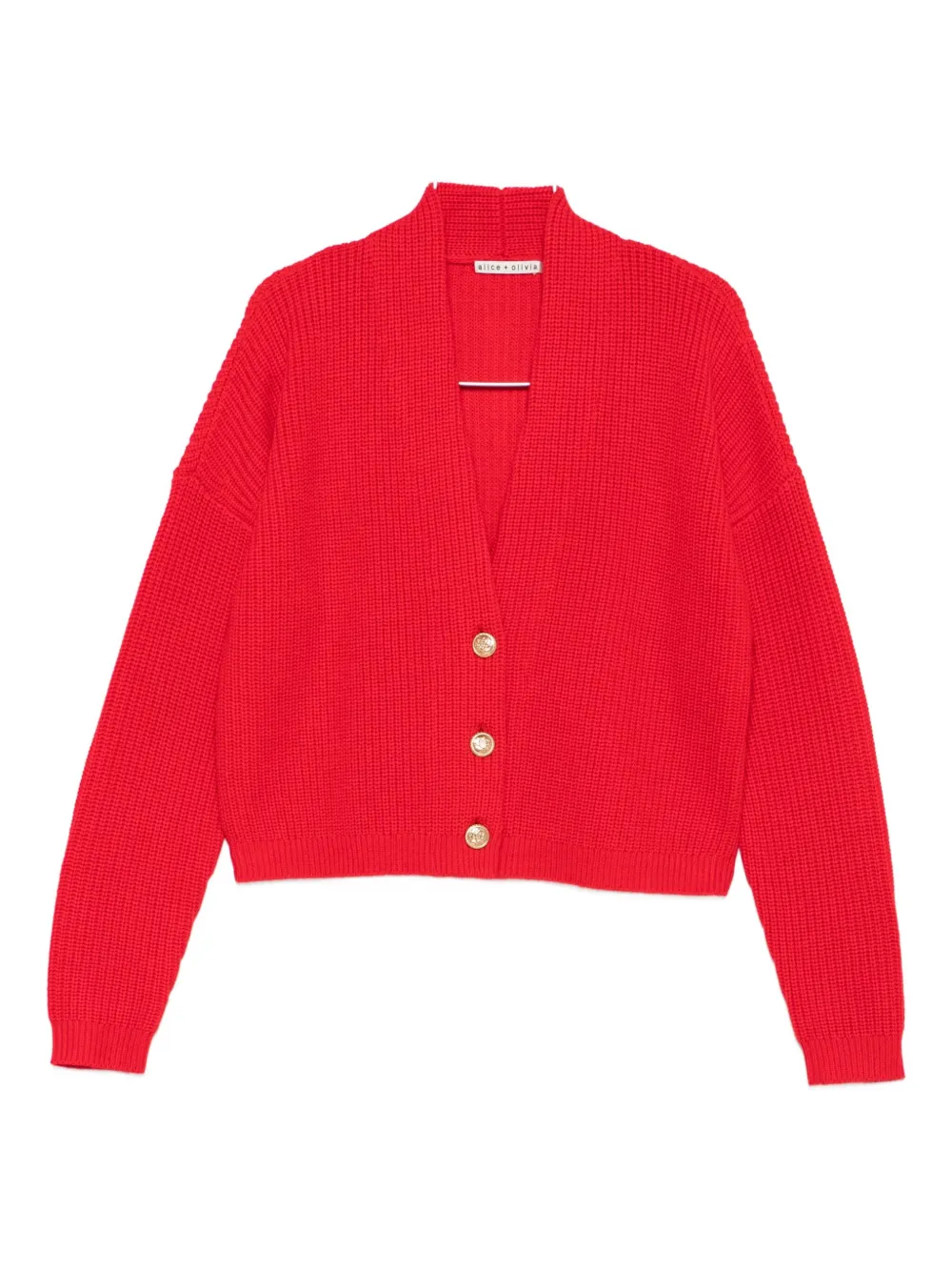 alice + olivia V-neck cardigan - Rosso