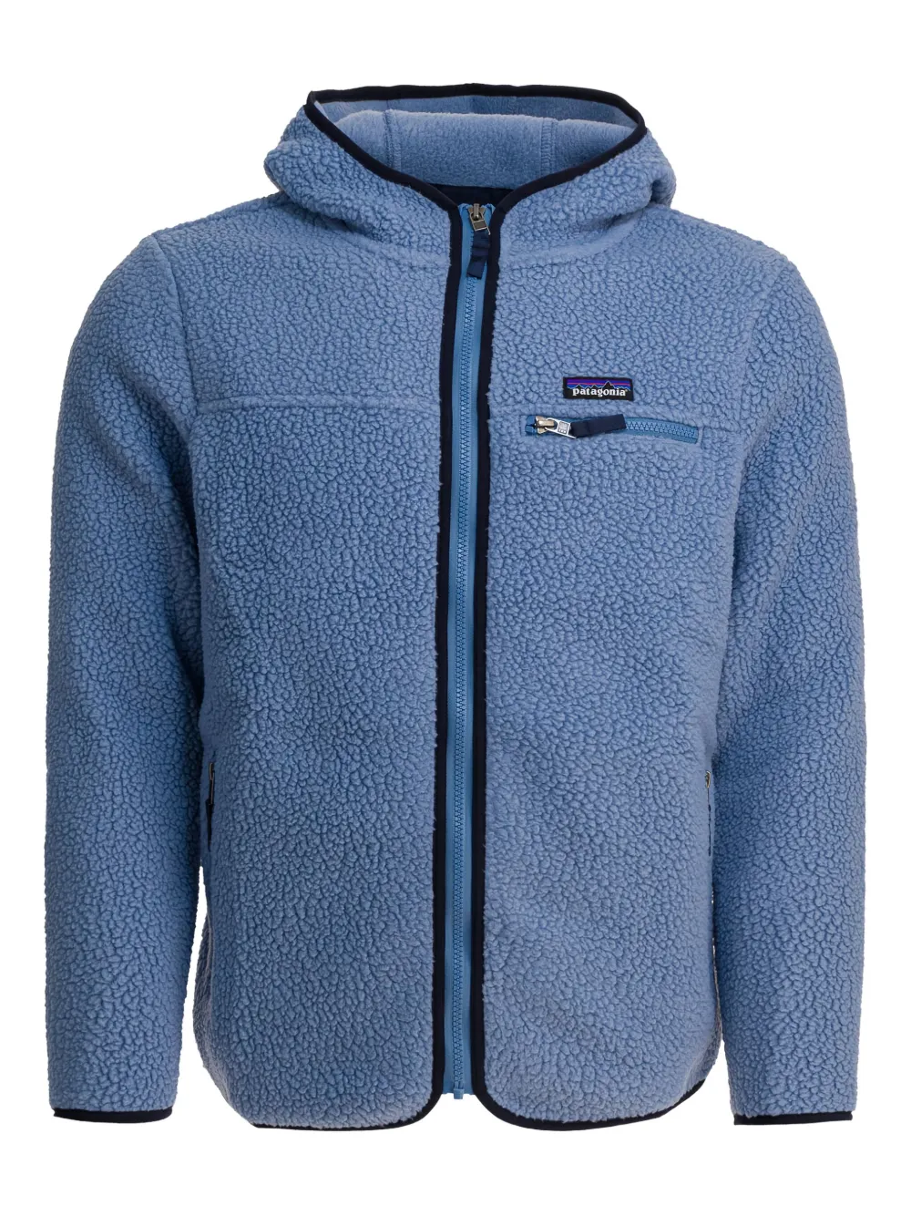 Patagonia hooded fleece jacket | Blue | Image 1