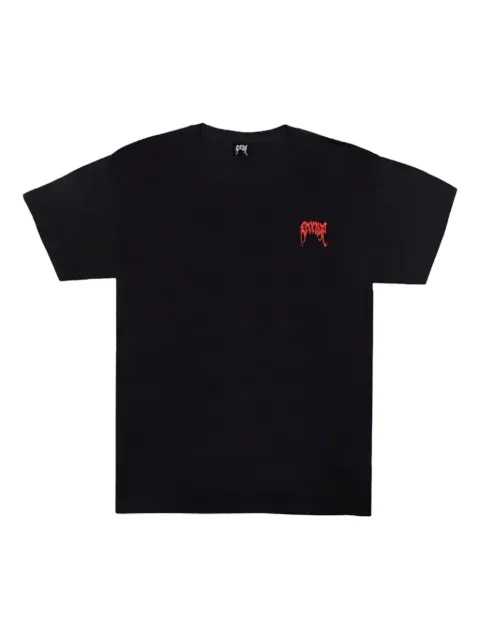 Revenge logo-embroidered T-shirt