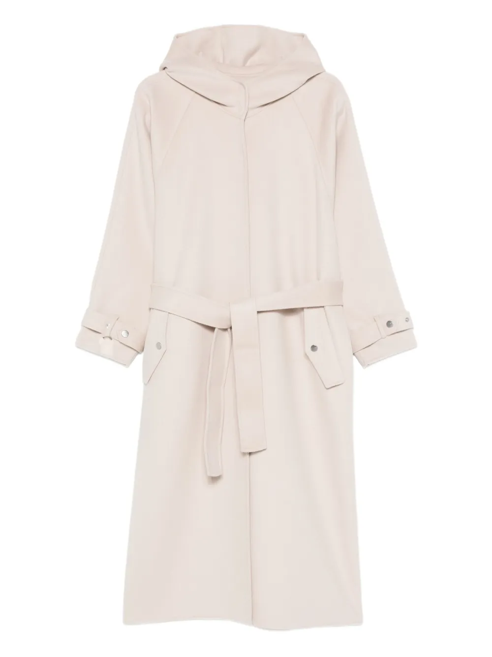 PINKO hooded belted coat | Grey | Image 1