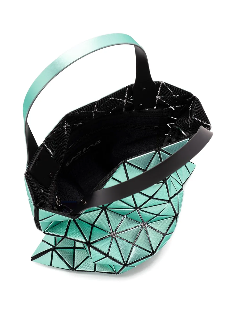 Bao Bao Issey Miyake Platinum Geometric-pattern Tote Bag In Green