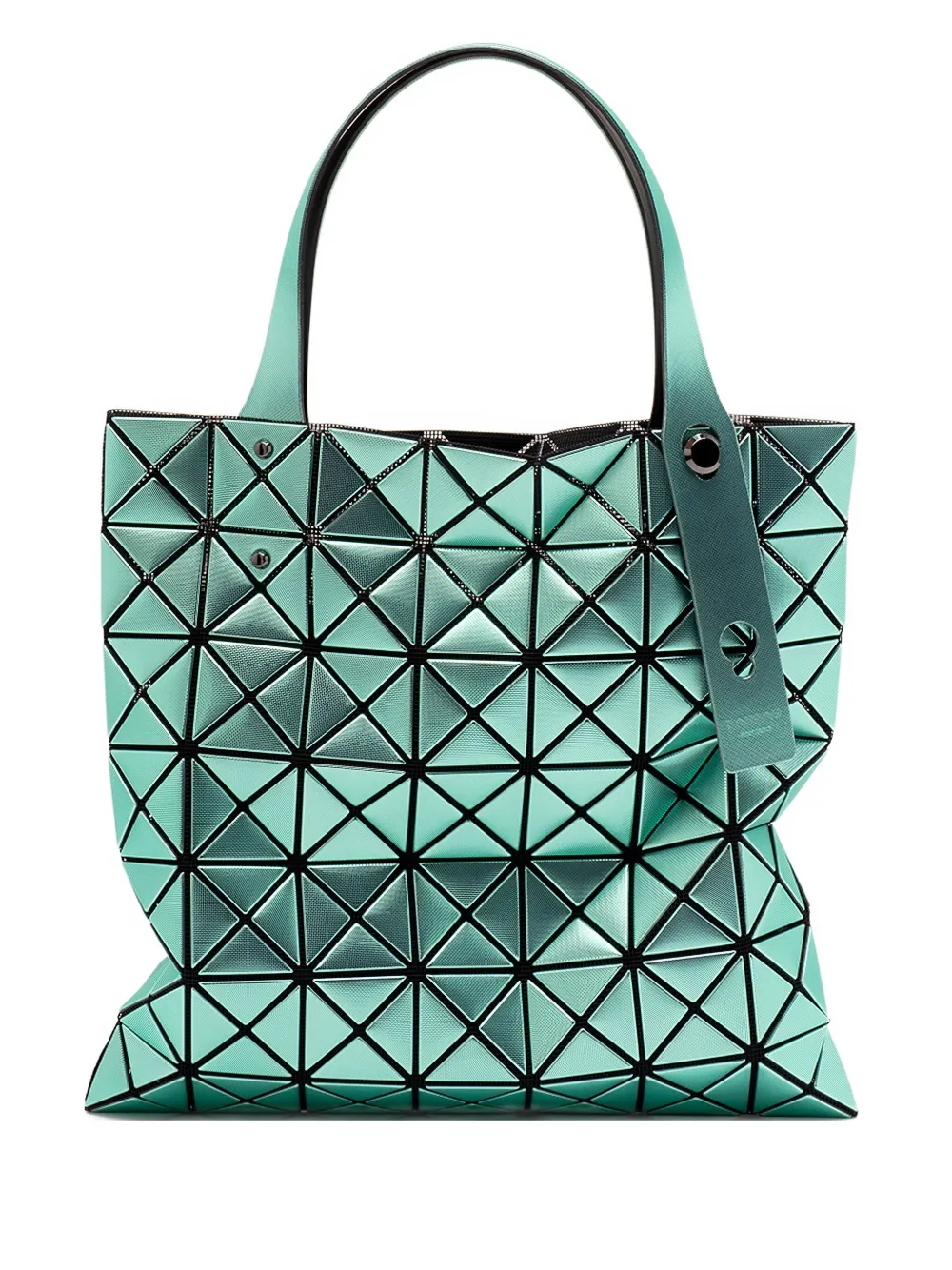 Bao Bao Issey Miyake Platinum geometric-pattern tote bag - グリーン Bao Bao Issey Miyake Platinum geometric-pattern tote bag - グリーン