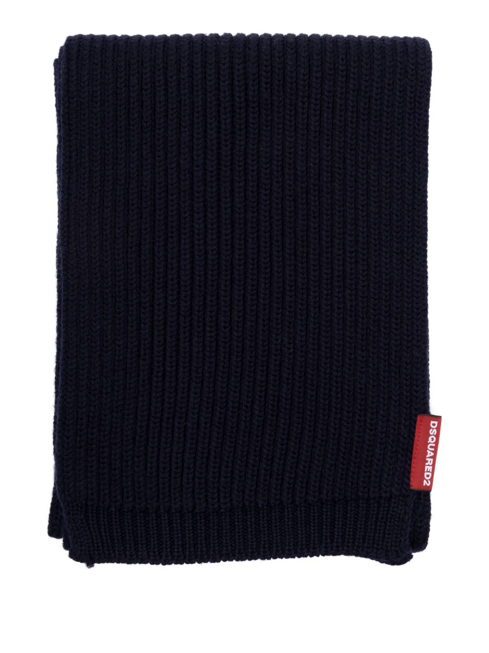 DSQUARED2 ribbed wool beanie - Blauw