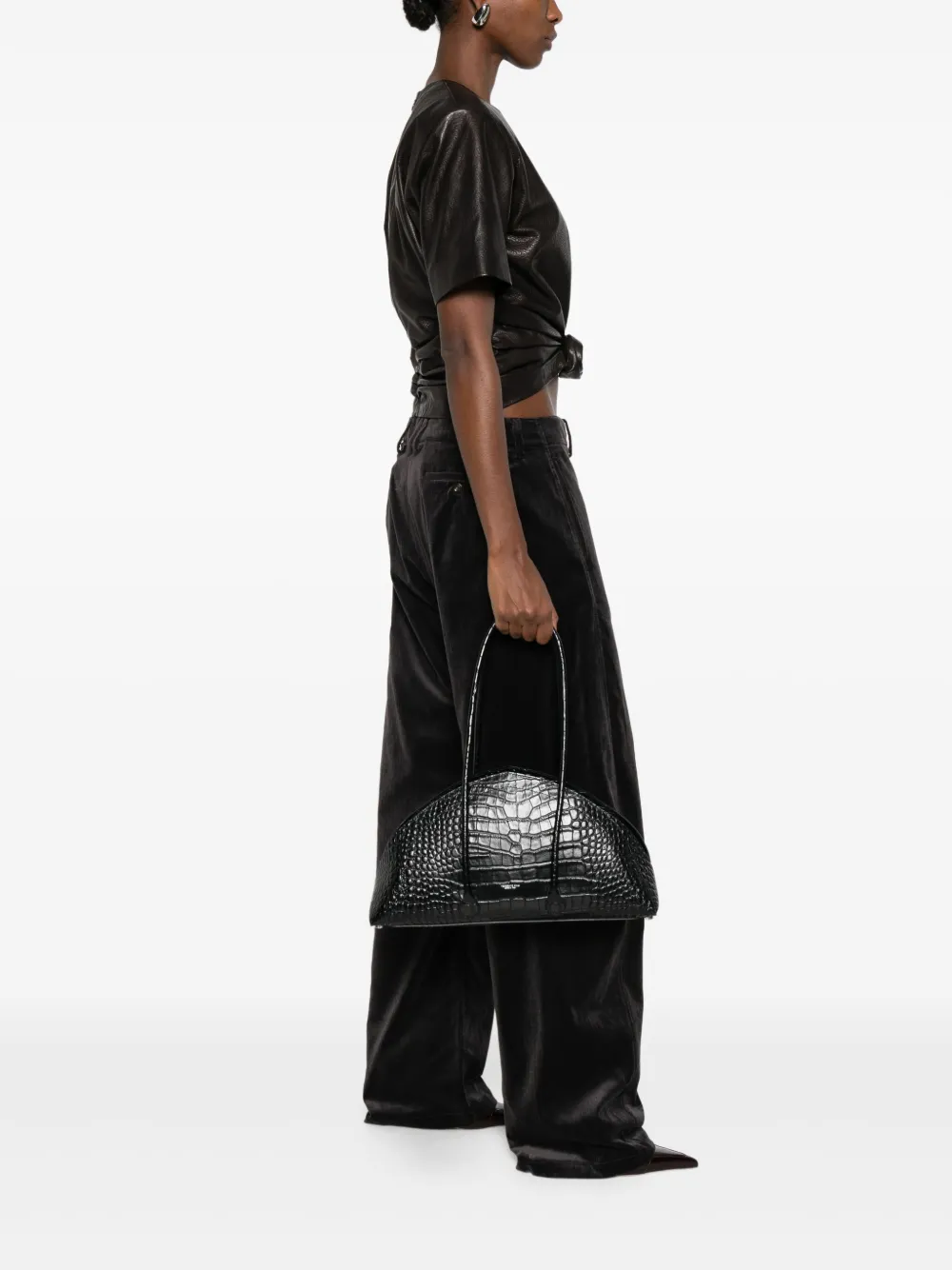 FEDERICO CINA crocodile-effect tote bag | Image 2