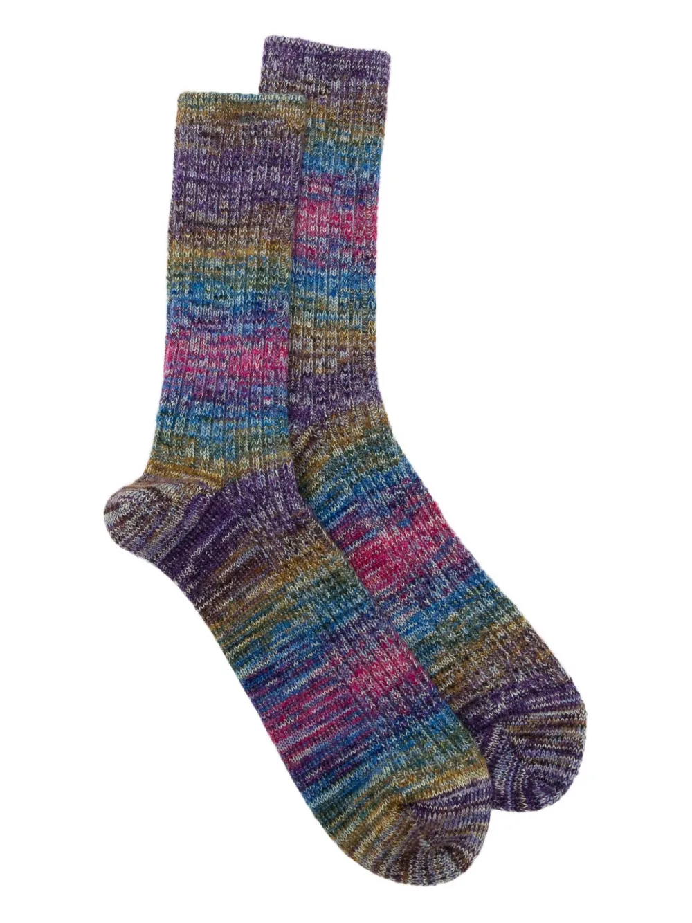 Anonymous Ism Splash-pattern Socks In Multi