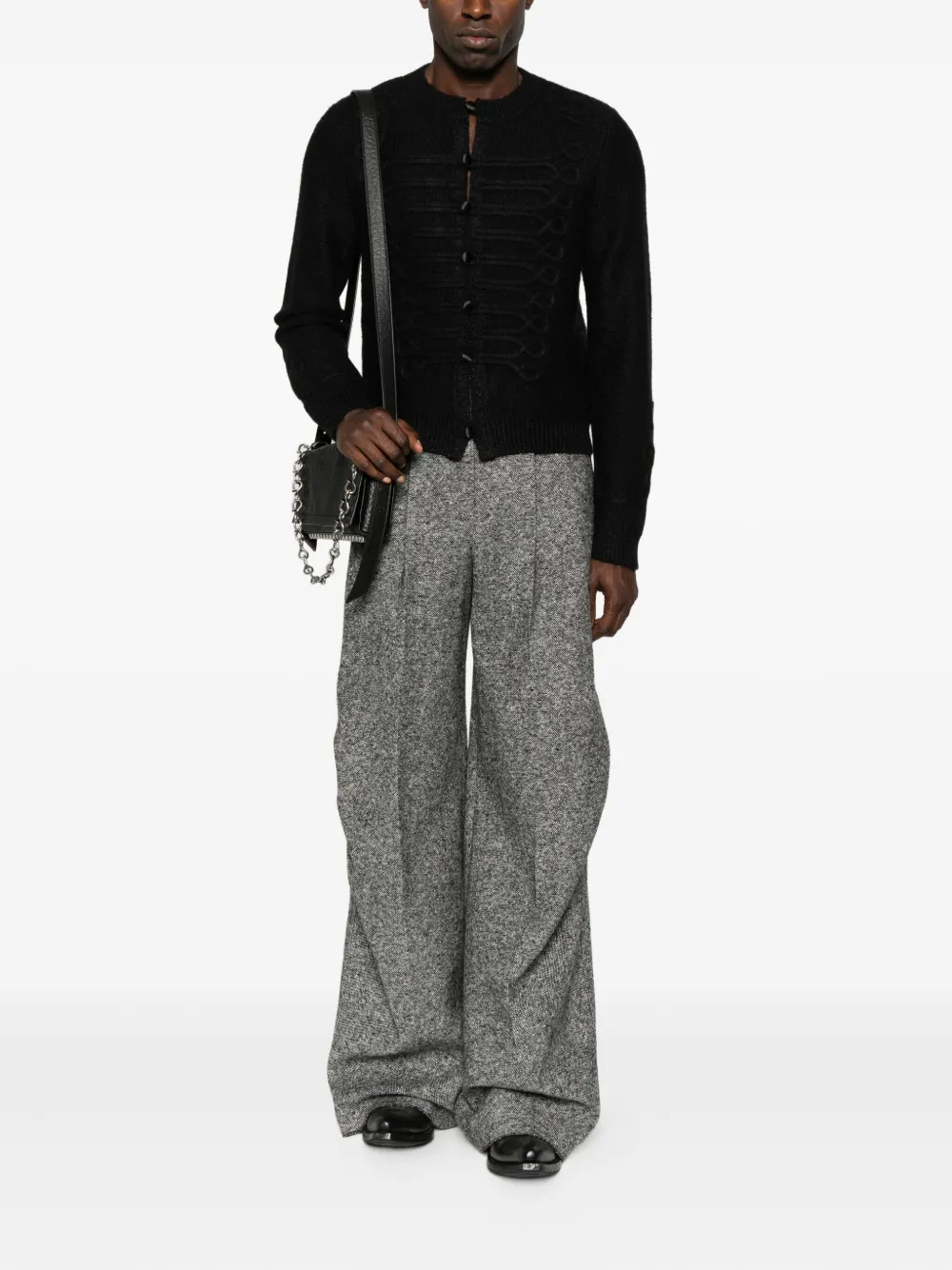 Alexander McQueen braided-detail button cardigan | Cardigans | Image 2