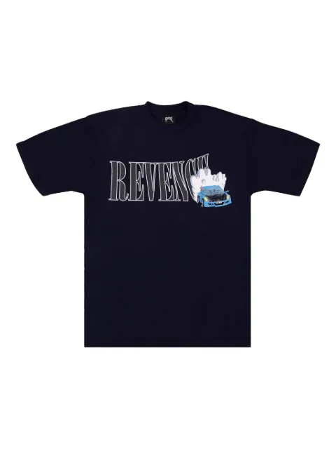 Revenge Burnout car-print T-shirt