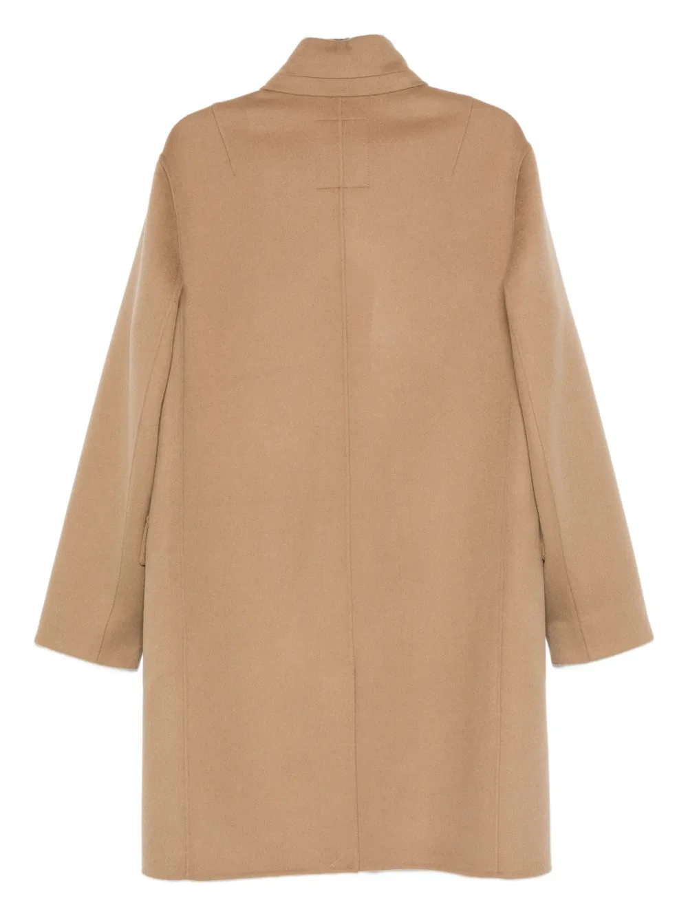 Yves Salomon high-neck flap-pocket coat | Single Breasted Coats | Image 2