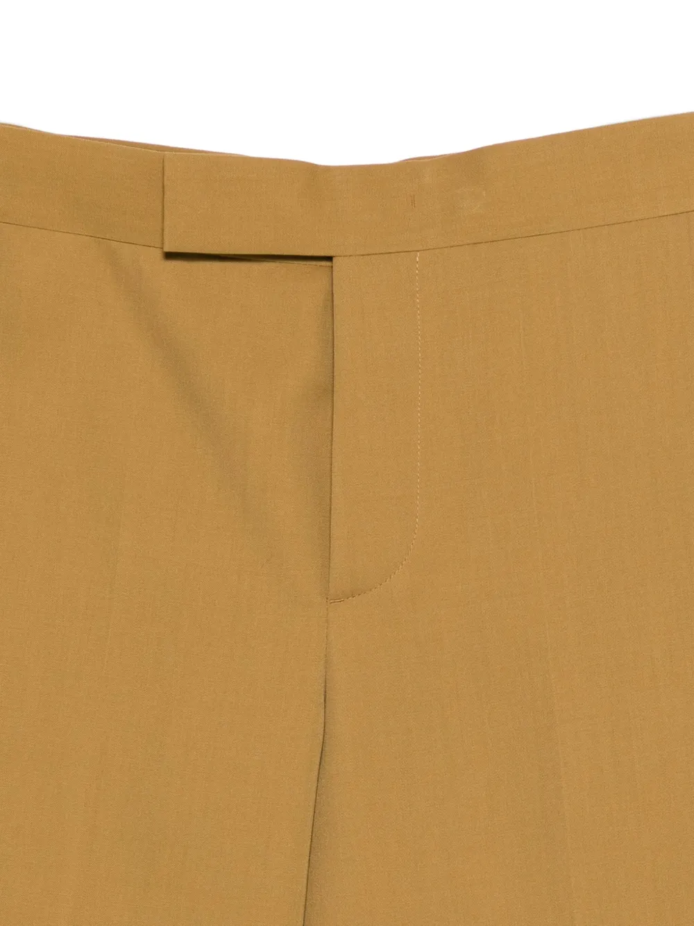 Sapio Gabardine Cuffed Trousers In Yellow