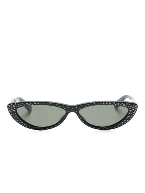 Alexander McQueen Eyewear crystal-embellished cat-eye sunglasses