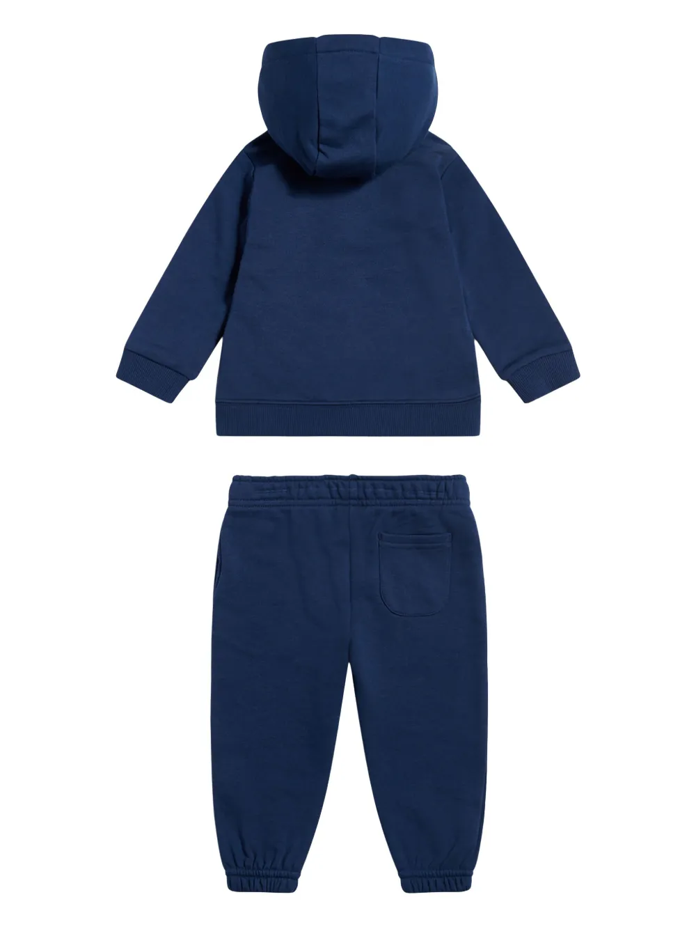 New Balance Kids Trainingspak met logoprint en rits Blauw