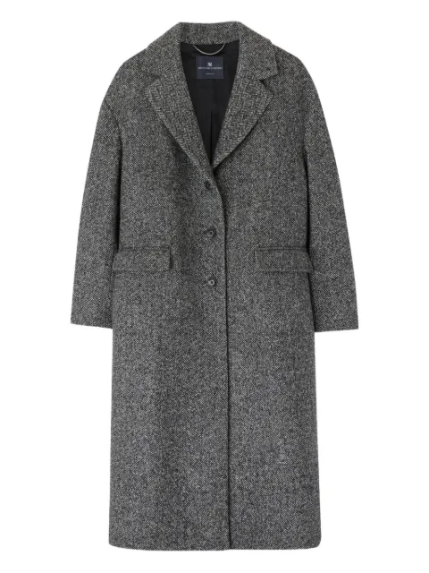 Ermanno Scervino herringbone-pattern belted coat