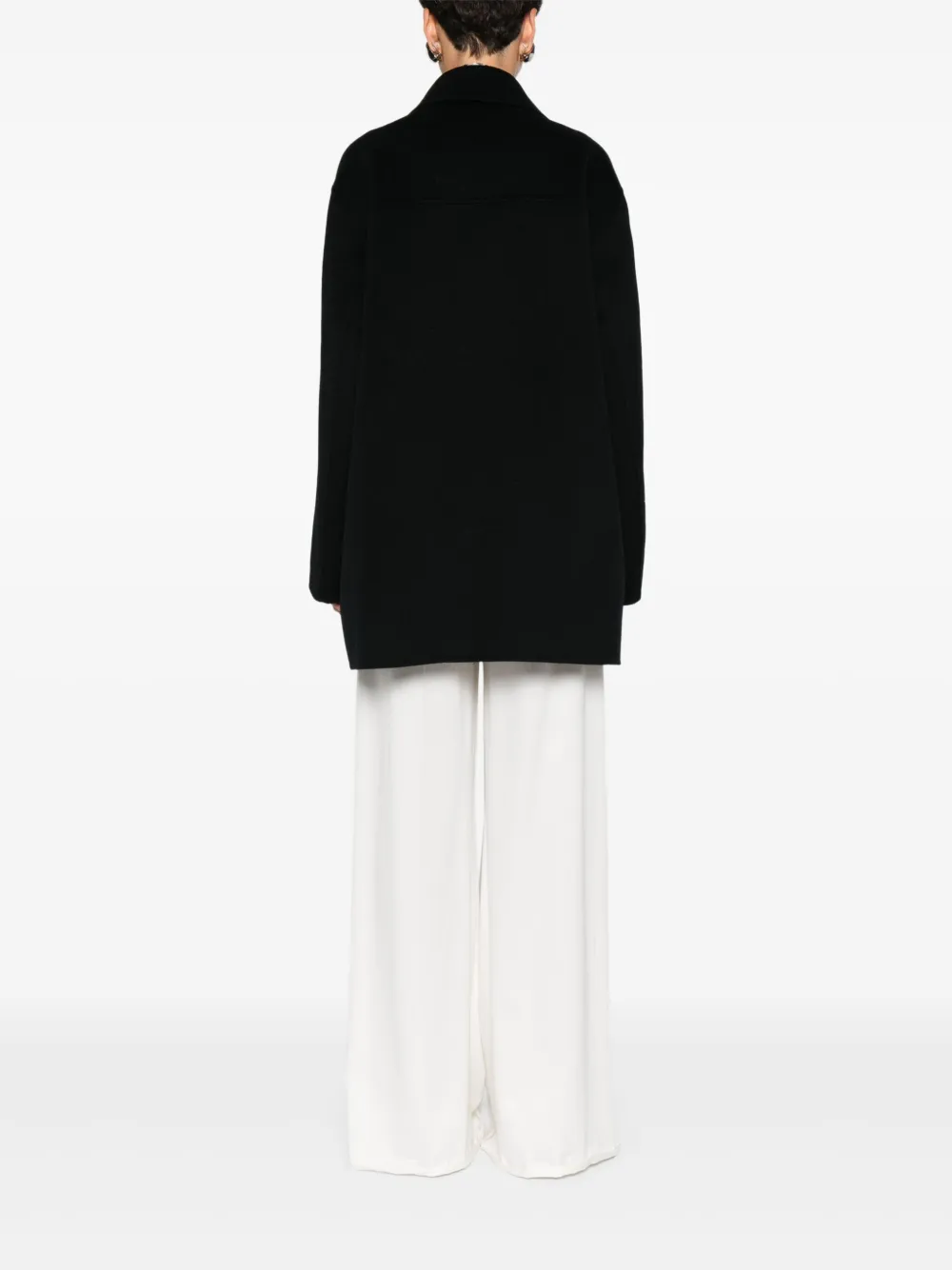 Iris Von Arnim Double-breasted Notched-lapel Coat In Multi
