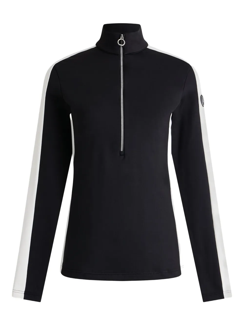 Fusalp half-zip panelled ski top | Black | Image 1
