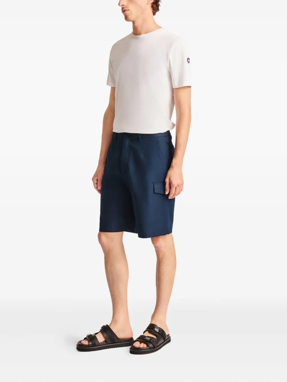 Fusalp Cargo-pocket Bermuda Shorts In Blue