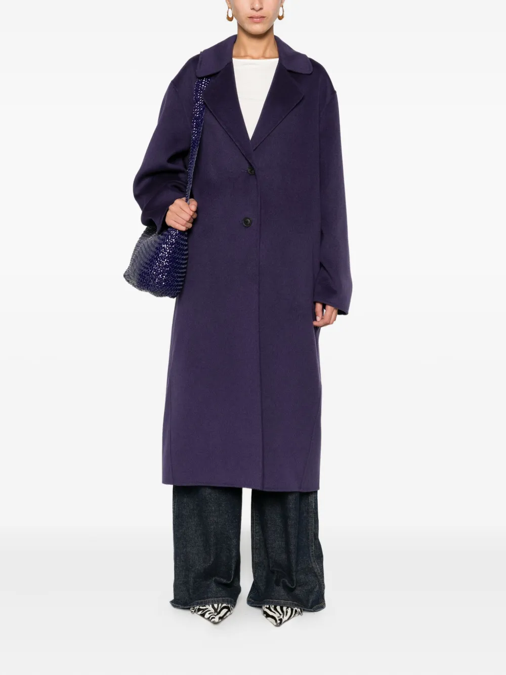 Iris Von Arnim notched-lapel buttoned coat | Single Breasted Coats | Image 2
