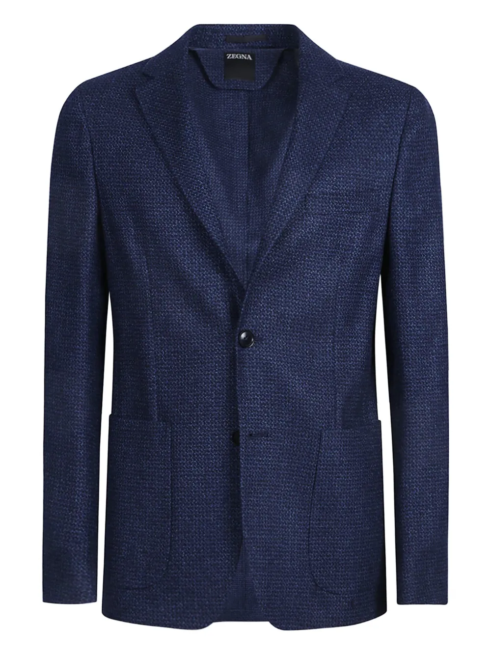 Zegna single-breasted wool blazer | Blue | Image 1
