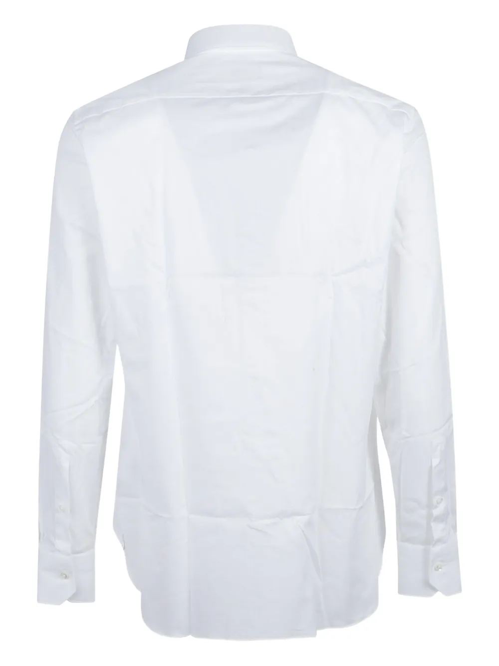 Zegna Lux Tailoring Long Sleeve Shirt In White