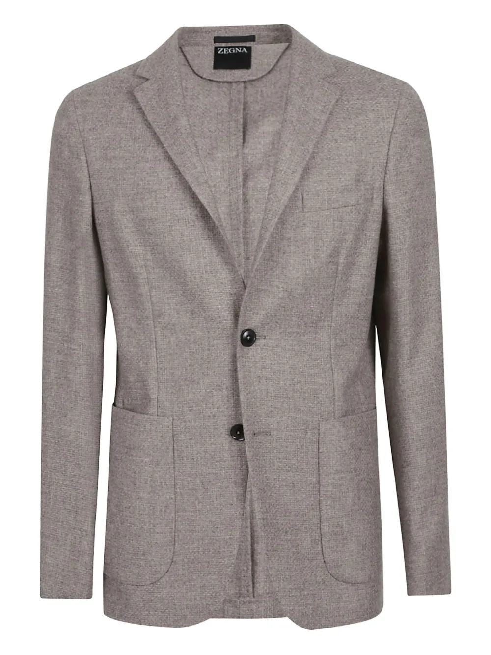 Zegna two-button wool blazer | Brown | Image 1