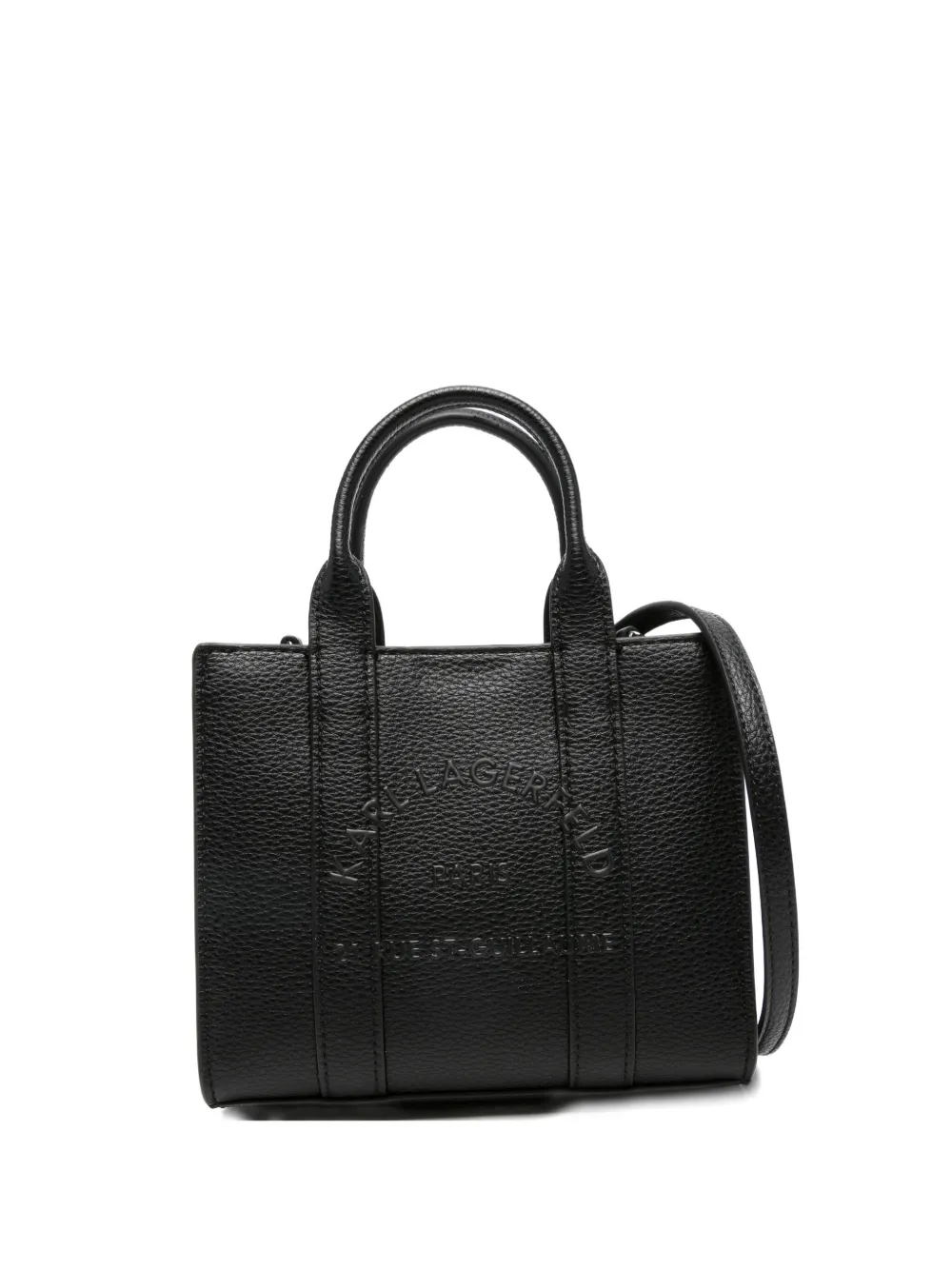 Karl Lagerfeld The Mini Tote Bag In Black