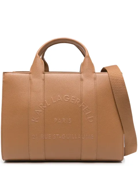 Karl Lagerfeld logo-embossed tote bag