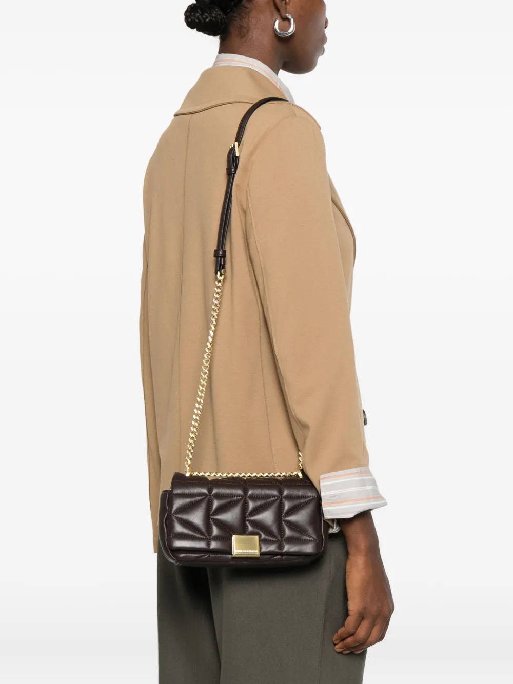 Karl Lagerfeld quilted crossbody  bag | Image 2