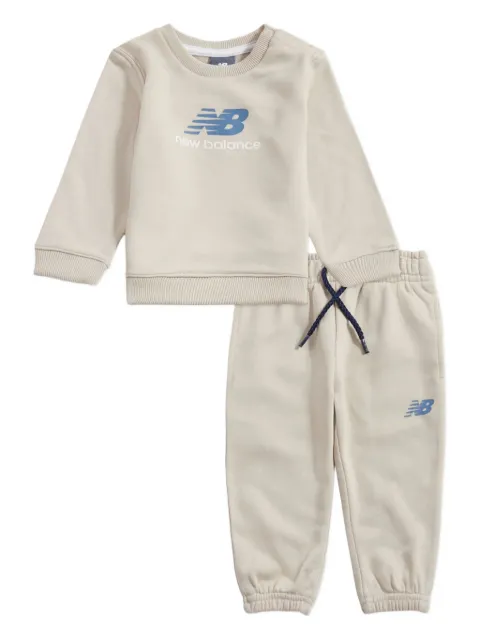 New Balance Kids logo-print tracksuit set