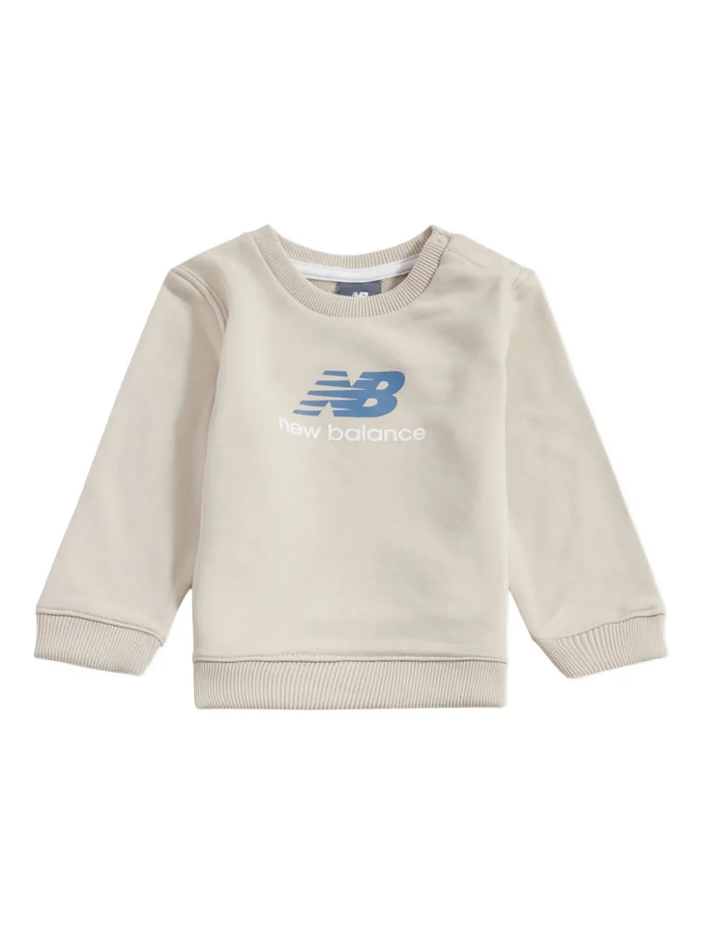 New Balance Kids Trainingspak met logoprint Beige