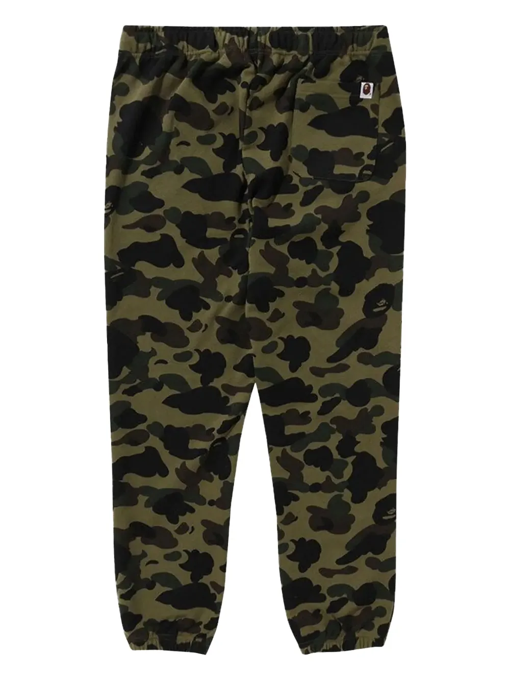 A BATHING APE Trainingsbroek met camouflageprint - Groen