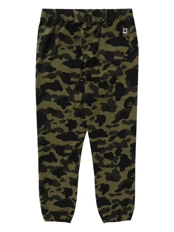 A BATHING APE® カモフラージュ トラックパンツ | グリーン | FARFETCH JP