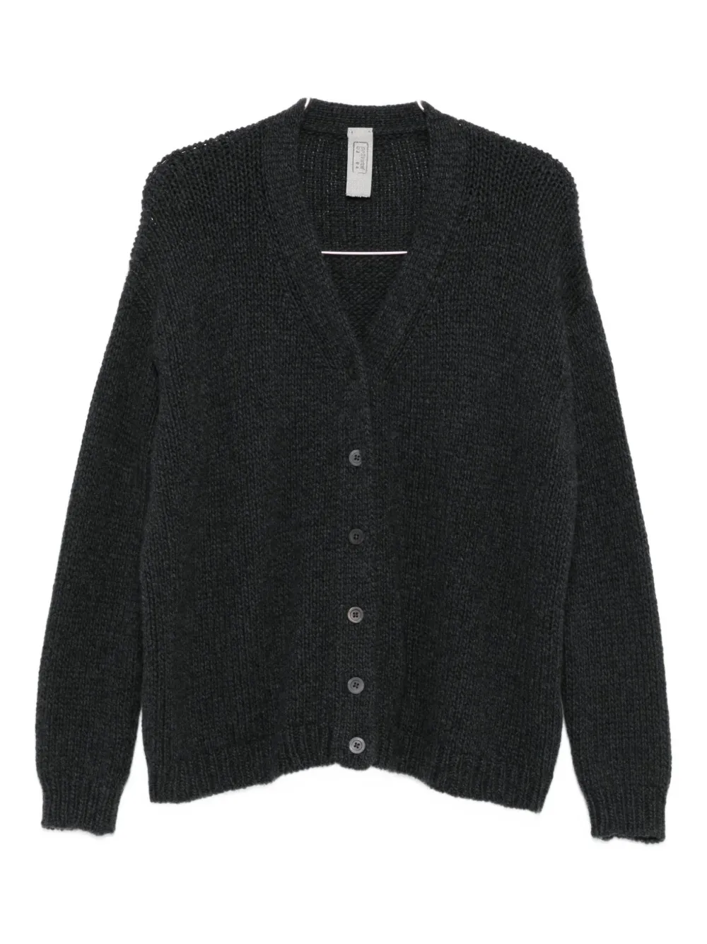 Private 0204 Button-front Cashmere Cardigan In Gray